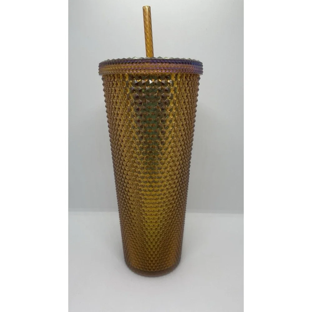 Starbucks Limited Edition 50 Years Gold Studded Cold Cup Tumbler‎ - 24oz